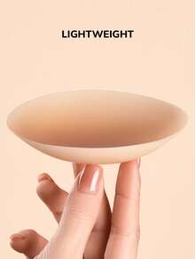 LUVLETTE Plus 可重复使用的粘性硅胶隐形乳贴——修身T恤和婚纱的理想之选 - Almond - 查看 8