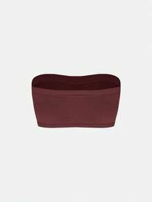 SHAPORA Conjunto De 5 Piezas De Sujetador De Tubo De Color Sólido Para Mujer - Multicolor - Ver 14