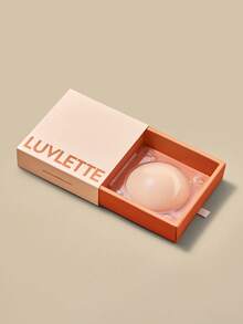 LUVLETTE Reusable Sticky Adhesive Silicone No Show Nipple Covers-A Good Choice For Slim-Fitting T-Shirts Wedding Bra - Light Beige - View 9