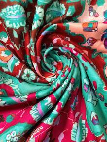 Linhara Camiseta sin mangas de cuello redondo con estampado, para salidas casuales de verano, camisetas gráficas para mujer, tallas grandes - Multicolor - Ver 4