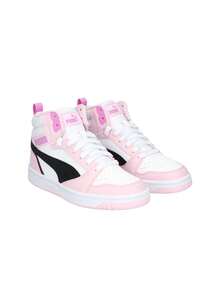 Puma EVOLVE Kids' Sneakers Retro Comfortable Versatile Training Travel Running White 393831-43 - Rosa - Visualizzare 2