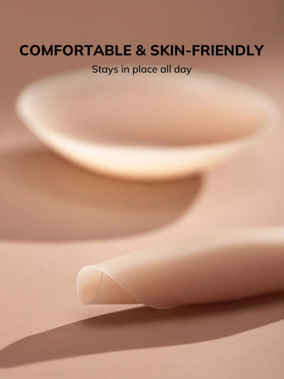 Plus Reusable Sticky Adhesive Silicone No Show Nipple Covers-A Good Choice For Slim-Fitting T-Shirts Wedding Bra