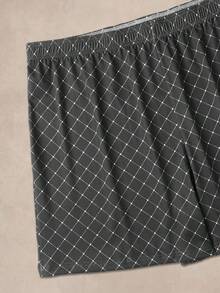 EverLounge Men's Boxers Shorts All‑Over Rhombus Polka Dot Pattern Lounge Wear, Relaxed Daily Intimate Bottoms - Multicolor - View 5