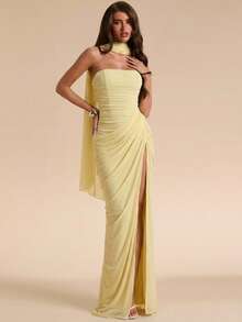 Women T-Shirts - Yellow - View 4