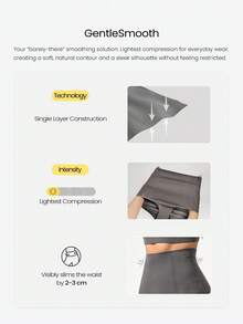GLOWMODE 1 paquete de ropa interior moldeadora con cintura alta, control de abdomen y levantamiento de glúteos, para uso diario y casual - Gris Oscuro - Ver 2