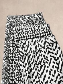 EverLounge Men's All-Over Abstract Print Casual Lounge Shorts, Relaxed Fit B3'Pc Oxer Briefs For Home Daily Red Polka Dot Summer - Multicolor - View 3