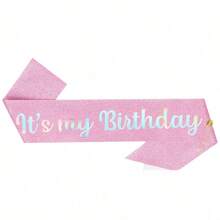 1件/2件組 生日披肩緞帶 It's My Birthday 皇冠頭飾 水鑽生日髮箍 附大頭針 生日披肩與皇冠緞帶 適用生日派對舞會裝飾 新娘皇冠 - 多色 - 查看 20