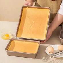 Ancient Rectangular Cake Mold, 1 Piece, Thick Carbon Steel Baking Dish, Non-Stick - Multicolor - View 3