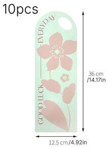 50 PCS Fresh Flower Cards - Valentine's Day Single Flower Box - Handheld Flower Cards, DIY Floral Arrangement Box - Wholesale Flower Handheld Cards For Florists - Women's Single Party - Flower Decoration Cards - Wedding Gift Giving Party, Women' - multicolor - View 12