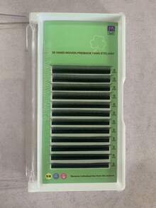 1PC Glamlash 12Rows C/D/L/LU/M W Shape Eyelash Extension 0.07mm 3D Premade Volume Fan Lashes W Style Lashes Faux Mink Volume Lashes Natural Eyelash Lash Clusters, Eyelash Clusters, Individual Eyelashes, Lashes, Fake Lashes - Black - View 19