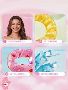 SHEIN X Care Bears 6件組卡通印花免加熱捲髮工具套組 - 彩色 - 查看 4