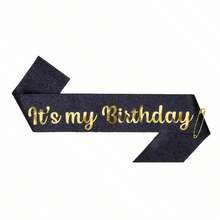 1件/2件組 生日披肩緞帶 It's My Birthday 皇冠頭飾 水鑽生日髮箍 附大頭針 生日披肩與皇冠緞帶 適用生日派對舞會裝飾 新娘皇冠 - 多色 - 查看 18