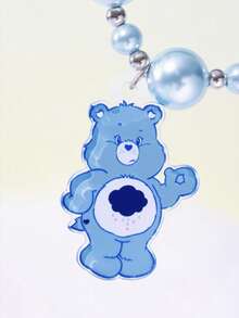 SHEIN X Care Bears 時尚可愛卡通狗狗壓克力手工串珠手機鍊 手機吊繩 手機掛飾 - 彩色 - 查看 4