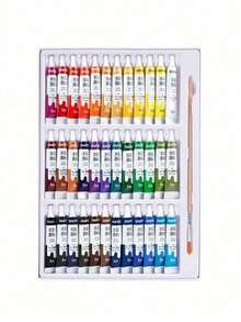 SHEIN 12/18/24/36 Color Vibrant Colors 5ml Tubes Watercolor Tubes With Great Value Water Color Paints Art Supplies For Adults Artists And Beginners,Back To School,School Supplies - Multicolor - View 13