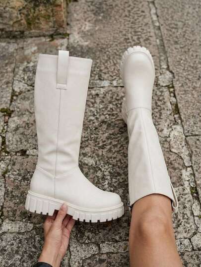 Women's High Boots, Different Colors, Side Closure, Modern High Heel, Comfortable And Sturdy Shoes, Ideal For Winter, Skirts Or Dresses, Casual And Ur