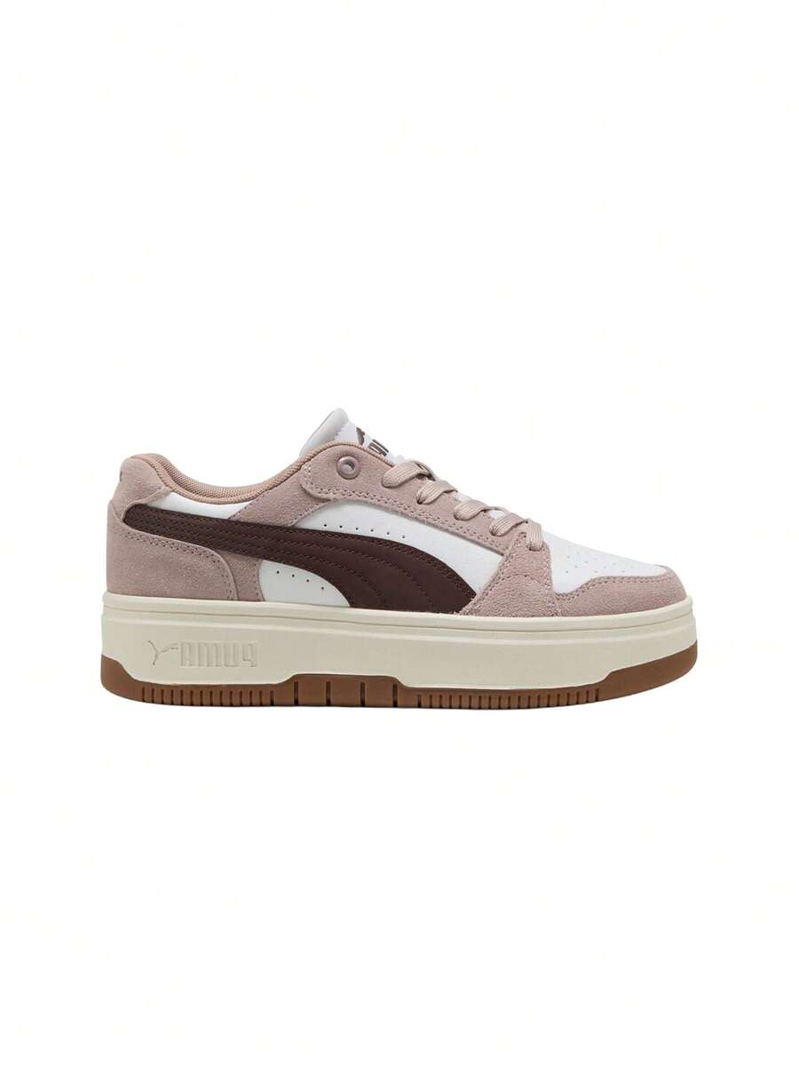 Puma CARINA Women's Casual Athletic Shoes Snug Fit Padded Breathable Street Style Running School Brown 402593-08 - Rusty Rose - View 1