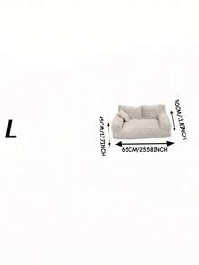 Sofá para mascotas para todas las estaciones - Cama para gatos y perros - Lavable - Nuevo producto talla grande vendido - Multifuncional. - Beis - Ver 8