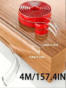 1m/2m/3m/4m/5m L型防撞護角條，桌角保護墊，家具邊緣防撞條 | 防撞護角與邊緣緩衝條，家具與壁爐護角緩衝條 - 透明 - 查看 16