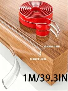 1m/2m/3m/4m/5m L型防撞護角條，桌角保護墊，家具邊緣防撞條 | 防撞護角與邊緣緩衝條，家具與壁爐護角緩衝條 - 透明 - 查看 18