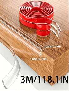 1m/2m/3m/4m/5m L型防撞護角條，桌角保護墊，家具邊緣防撞條 | 防撞護角與邊緣緩衝條，家具與壁爐護角緩衝條 - 透明 - 查看 14