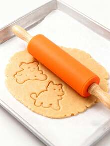 1pc Large Size Wooden Rolling Pin Pasta Dough Roller Home Use Kitchen Tool For Ing Dumpling Skin And Noodles Tough Heart - Multicolor - View 8