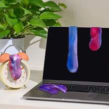 MINKOJA Galaxy Slime 星球派對禮品包，兒童玩具，彈性不黏手，適合男孩女孩，可拉伸史萊姆套組，適用於教室獎勵、聖誕襪填充物、派對用品、生日禮物（隨機顏色）（隨機顏色盒裝） - 01 - 查看 8