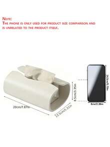 Resin Tissue Box, Desktop Tissue Holder, Tissue Box Cover, Tissue Box Dispenser, Napkin Storage Box, Bathroom Center Decoration, Imitation Stone Material For Home Bathroom Decoration, Bathroom Storage, Autumn Decoration, Back-To-School Season - 1 - View 3
