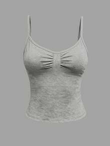 INAWLY 3 piezas Camiseta de tirantes casual versátil de unicolor - Multicolor - Ver 4