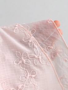 Sweetra Summer Fashion Sweet Pink Off-Shoulder Short Sleeve Double Layer Hem Gentle Style Women's Short Dress Suitable For Date And Casual Vacation - Pink - View 6