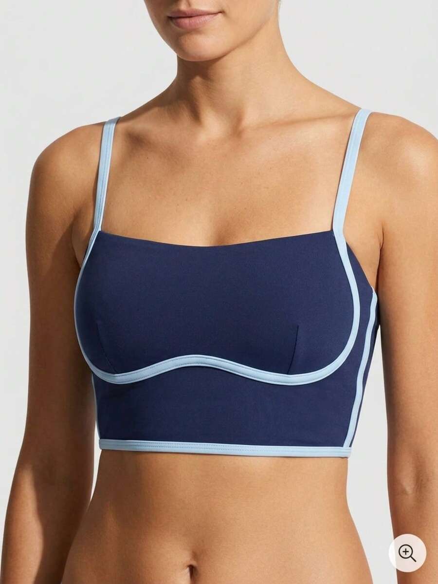 TOP SPORTS WOMEN WITH ALMOHADILLAS FOR GREATER COMFORT - Blue - View 1