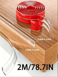 1m/2m/3m/4m/5m L型防撞護角條，桌角保護墊，家具邊緣防撞條 | 防撞護角與邊緣緩衝條，家具與壁爐護角緩衝條 - 透明 - 查看 17