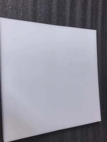 一块 19.69 X 19.69 X 1.97 英寸 45D 高密度泡沫，室内家具装饰垫（用于更换餐椅和轮椅坐垫）- 白色、黑色、灰色、浅蓝色 - 白色 - 查看 17