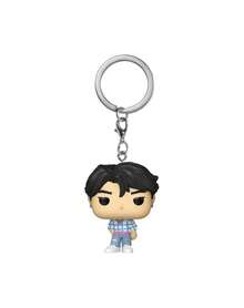 Funko 1pc Black Hair Cartoon Performer Vinyl Figure Keychain, 10.2cm Pocket Size Pendant With Metal Ring And Clasp, Boxed Collectible Bag Charm For Purse, Keys Or Shelf Display Accessory - Multicolor - View 5