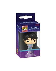 Funko 1pc Black Hair Cartoon Performer Vinyl Figure Keychain, 10.2cm Pocket Size Pendant With Metal Ring And Clasp, Boxed Collectible Bag Charm For Purse, Keys Or Shelf Display Accessory - Multicolor - View 3