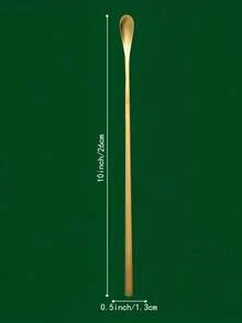 1 Pc Gold Bar Spoon, Long Handle Stainless Steel Cocktail Mixing Spoon For Bartending, Home Bar & Kitchen - View 10