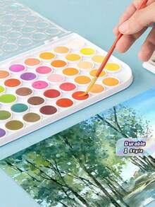 Artme Watercolor Paint Set, 16 Vibrant Colors With Paint Brushes – Artist Palette Kit, Rich Colors, Strong Tinting Strength, High Color Saturation. - Multicolor - View 1