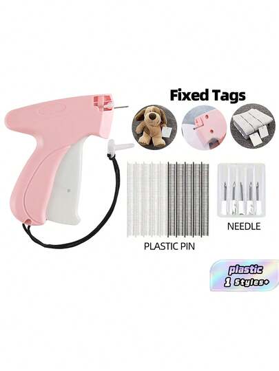 1 + 1000 piezas Kit de pistola de costura para reparación de ropa, máquina de coser portátil para remendar ropa, pistola de puntada rápida, mini pistola de coser, pistola de costura rápida para remendar ropa y acolchados, máquina de coser y encuadernación
