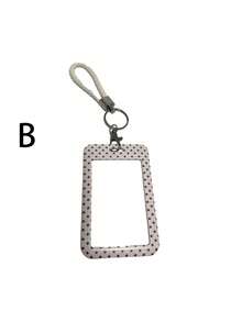 1 buah Tempat Kartu Geser Gaya Kartun Motif Polkadot ABS. Tempat Kartu Gelang Pelajar, Tempat Kartu Pelajar Wanita, Pelindung Kartu Identitas Bus, Pelindung Kartu Kampus Pelajar - warna-warni - View 13