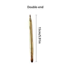 1pc Telescopic Single/Double-End Lip Brushes With Protective Cap, Portable Makeup Brushes, Cosmetic Tools, Ideal For Holiday Makeup Looks - Multicolor - View 7