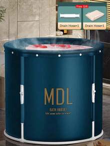 1 Folding Portable Bathtub For Adults, Large-Capacity Full-Body Soaking Tub With Support Frame, Space-Saving Home Spa Bath Bucket, Opens In 5 Seconds And Easy To Install - A - View 8