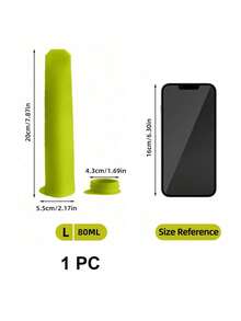 1PC Silicone Ice Cream Popsicle Mold DIY Mold Green Color - Green - View 9