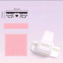 1pc DIY Lace Embossing Machine, Artistic Hole Punch, Cute Edging Tool, Scrapbooking Hole Punch - multicolor - View 22