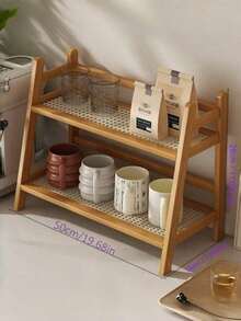 1 PC LargeCapacity MultiFunctional Adjustable Anti Moisture Drawer Shelf Kitchen Adjuster Cup HolderNew Chinese Style Multifunctional Storage Cabinet For Kitchen Bathroom Office Living Room Balcony Old Bunk Bed Home Organizer Trending - Multicolor - View 18