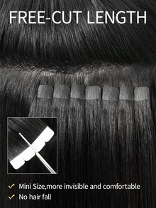 迷你膠帶式真人髮接髮 33A# 褐紅色直髮 Remy 髮 14-22 英吋 高級隱形無縫設計 髮尾豐厚 健康防掉髮 適合細髮女性與女孩 沙龍造型 日常佩戴 派對與節日 Cosplay - S33D - 查看 7