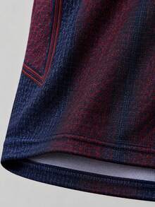 GymBeat Men's Colorblock Print Short Sleeve Sports T-Shirt - Multicolor - View 5
