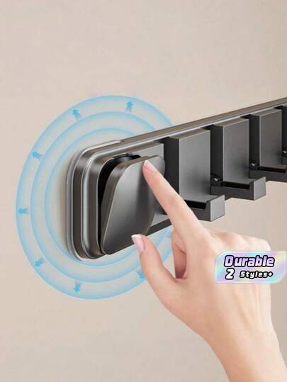 Foldable Concealed Door Back Hat Hanger, Bathroom, Toilet Room Non-Drill Gun Gray Coat Hanger, Dressing Room Entrance Wall Hook