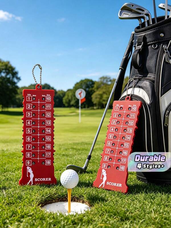 Tragbarer Golf Punktezähler Anzeigetafel Training Praxis Wettbewerb Zubehör Geschenke für Golffans Freunde.