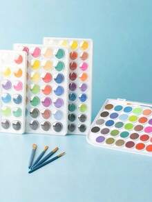 Artme Watercolor Paint Set, 16 Vibrant Colors With Paint Brushes – Artist Palette Kit, Rich Colors, Strong Tinting Strength, High Color Saturation. - Multicolor - View 4