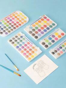 Artme Watercolor Paint Set, 16 Vibrant Colors With Paint Brushes – Artist Palette Kit, Rich Colors, Strong Tinting Strength, High Color Saturation. - Multicolor - View 3