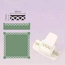 1pc DIY Lace Embossing Machine, Artistic Hole Punch, Cute Edging Tool, Scrapbooking Hole Punch - multicolor - View 26